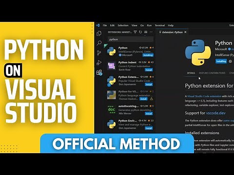 How to Create Python File in Visual Studio (2023)