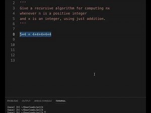 Multiplication using Recursive Addition in Python