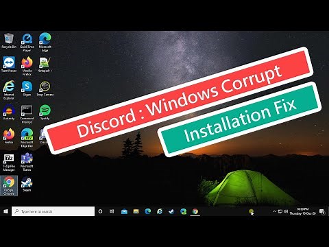 Discord : Windows Corrupt Installation Fix