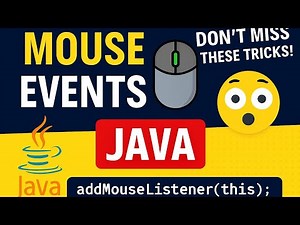 Mouse Events in Java