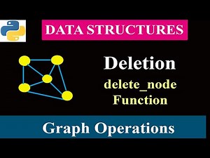 Python Program For Graph Deletion Operation | Delete Node | Adjacency Matrix | Data Structure