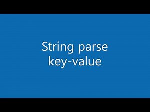 Javascript string parse with key-value pairs