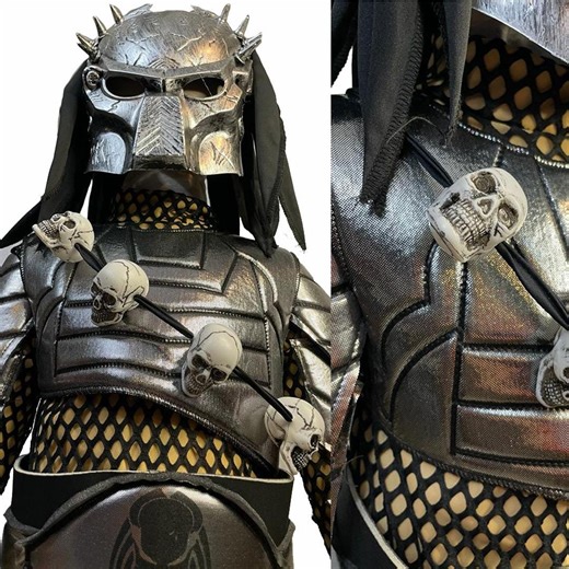 Kids Predator Alien Hunter Costume – Sci-fi Warrior Halloween Suit - Etsy