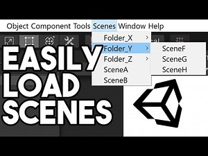 How to easily find & load scenes in the Unity Editor without going to the Project Tab.