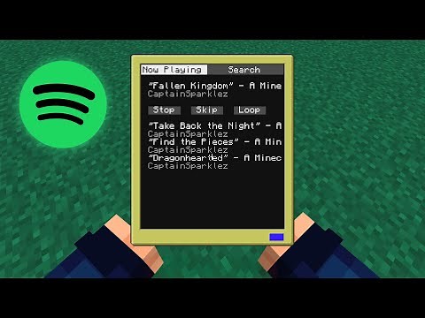 Spotify in Minecraft (ComputerCraft Mod)
