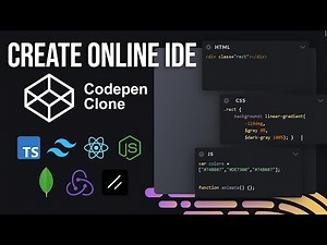 Create Online HTML, CSS, JavaScript Compiler like CodePen | Portfolio Project with MERN Stack 2024