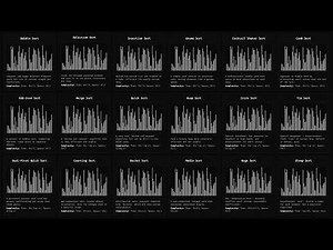 The Most Popular Sorting Algorithms Visualized!