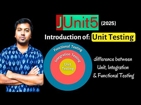 JUnit 5: Unit Testing Introduction | Unit vs Integration vs Functional Testing
