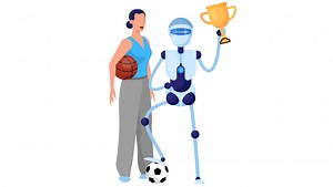 Can robots compete with humans?