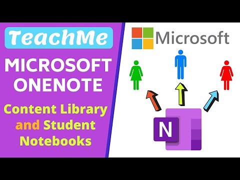 Content Library and Student Notebooks in OneNote Class Notebooks