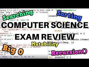 Computer Science Exam Review (Introduction Courses ITI1120 etc.)