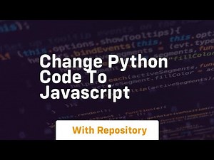 change python code to javascript