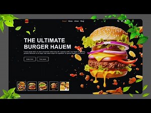 How to Make a Food App Using HTML CSS JavaScript | Website using HTML CSS and JavaScript