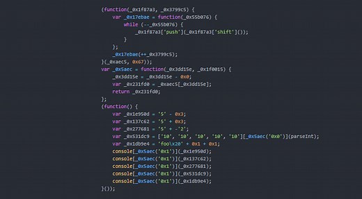 How to obfuscate JavaScript code with Node.js