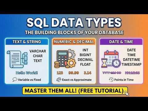 The Blueprint for a Perfect Database: SQL Data Types [2026]