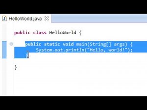 PROGRAMMING IN JAVA (Beginner) - 3 - Presentation of Java code