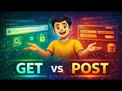 GET vs POST HTTP Methods 🔥 Explained for Beginners