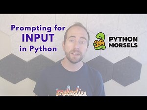 Prompting a user for input in Python