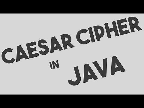 Caesar Cipher Encryption and Decryption in Java