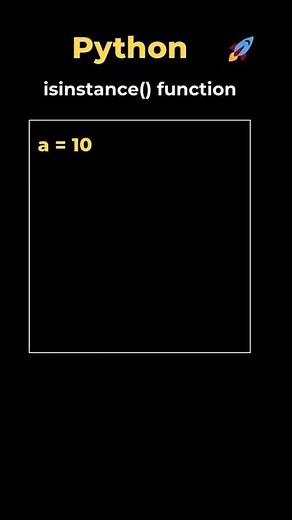 23. isinstance() function in Python #coding #datascience