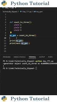 How Yield Turns Functions Into Generators | Python Tutorial