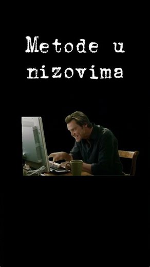 Javascript vežba : metode u nizovima (array methods)