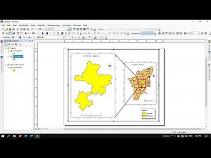 Preparing Study Area map using ArcGIS