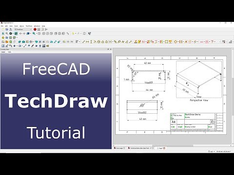FreeCAD Tech Draw Workbench Tutorial
