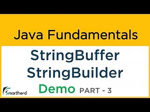 Java StringBuffer, StringBuilder example. Java Tutorial for Beginners #7.3