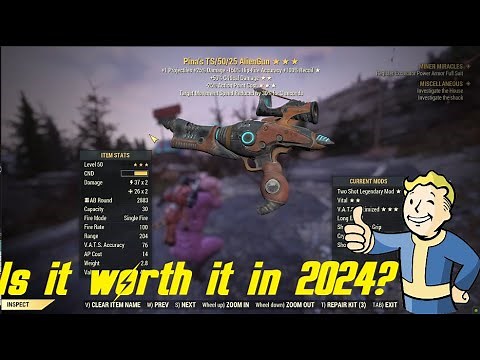 Two Shot Alien Blaster - Is It Worth It? - Fallout 76 Weapon Guides