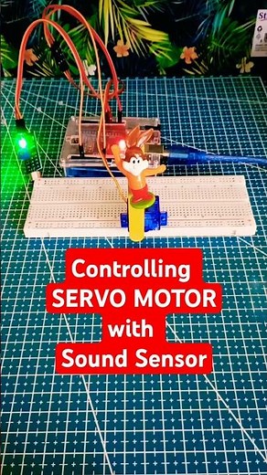 Controlling a Servo Motor with a Sound Sensor Simple Arduino Project