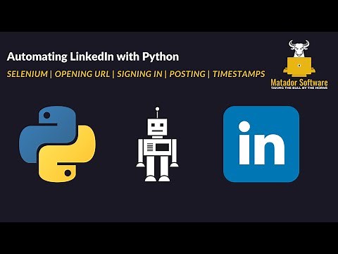 Automate LinkedIn with Python and Selenium | Step by Step Automation #pythonprojects #python
