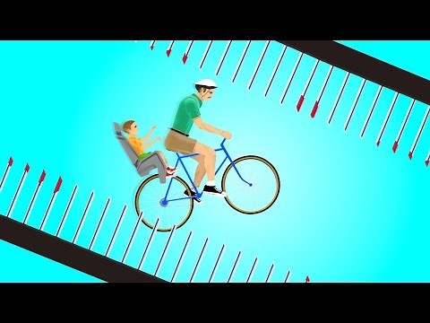 IMPOSSIBLE SPIKE FREE FALL! (Happy Wheels)