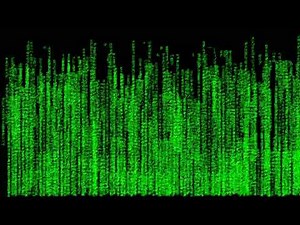 The Matrix Rain Effect with Pure JavaScript | Green Code Animation