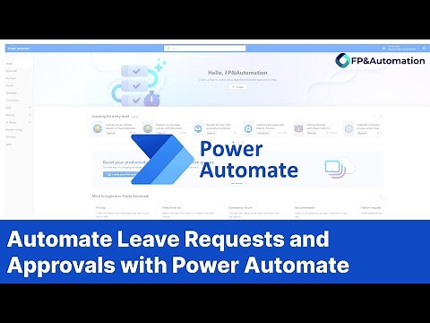 Automate Leave Requests and Approvals with Power Automate | Step-by-Step Tutorial