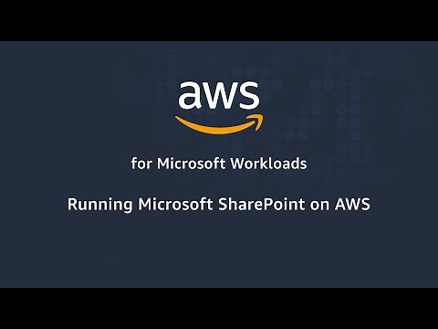 Running Microsoft SharePoint on AWS