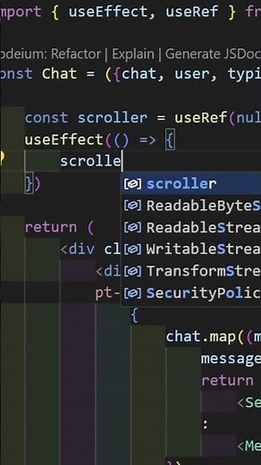 React scrollIntoView method for easy auto-scroll
