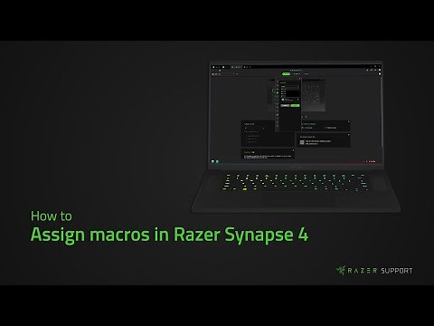 How to assign macros in Razer Synapse 4