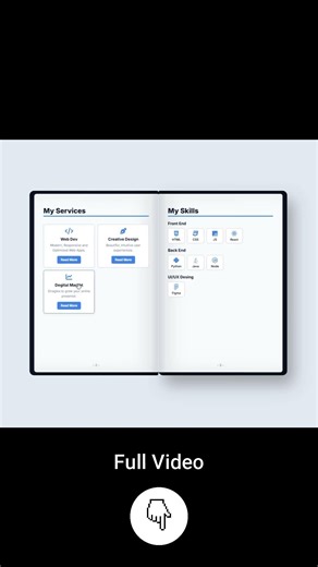 3D Portfolio Website Design using HTML,CSS & JS 😱😱