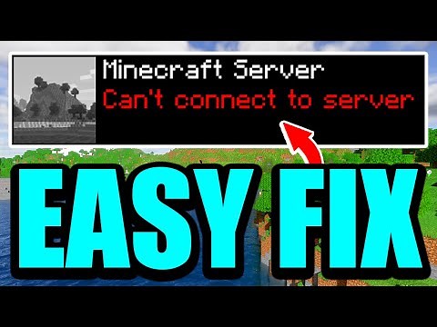 How To Fix Can't Connect To Server In Minecraft - 2024