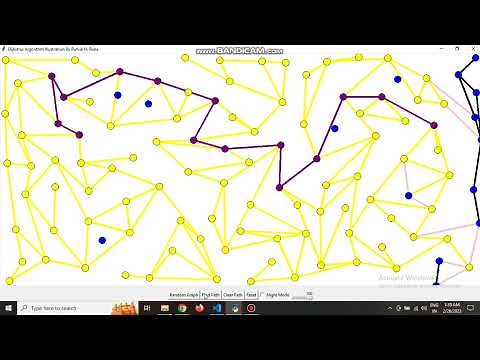 Dijkstra's Algorithm Illustration In Python Tkinter