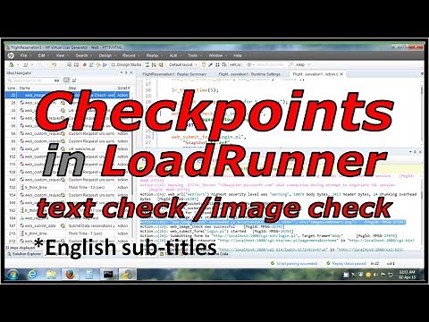 LoadRunner Checkpoint Tutorial-Loadrunner Checkpoints-Text Check in LoadRunner-Image Check-Scripting