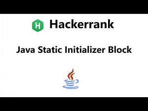 #10 Java Static Initializer Block hackerrank Solution - Java | Hackerrank Java