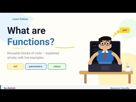 Python Functions Made SUPER Easy – With Hands-On Practice! 🐍.