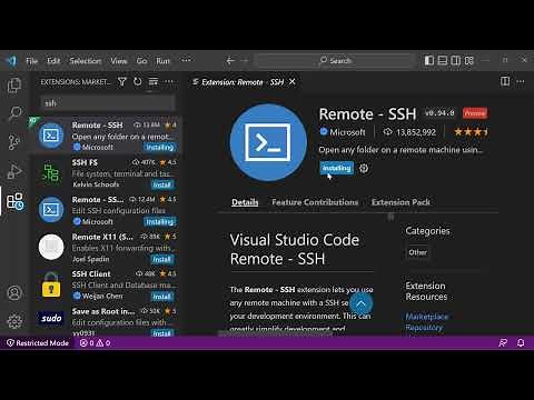 Remote Development on VSCode with SSH