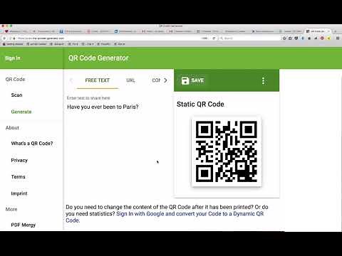 QR Code Generator Tutorial