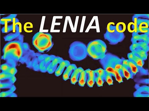 The LENIA Universe - Run the code yourself ! Its easy !!