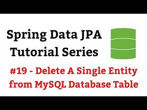 Spring Data JPA CrudRepository - deleteById() Method