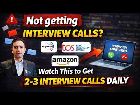 Reason why you are not getting interview calls in 2026?