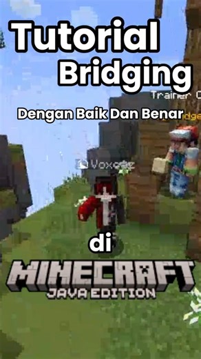 Tutorial Bridging Di Minecraft Java!! #minecraft #pvp